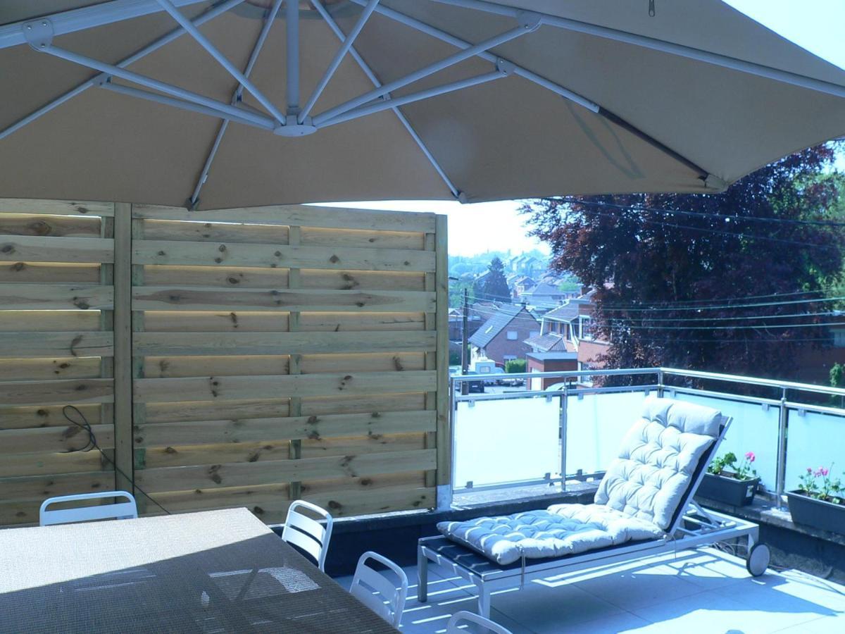 Liege 4420 Rue Jean Jaures 45 Grande Maison Joyeuse Avec Terrasse 30M2 Pour 8 Personnes Maximum 圣尼古拉 外观 照片